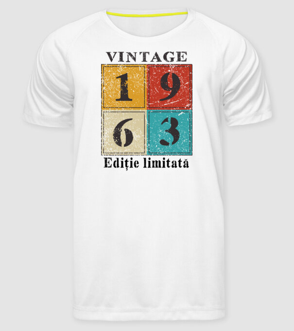 1963 - Ediție limitată model alb pe tricou