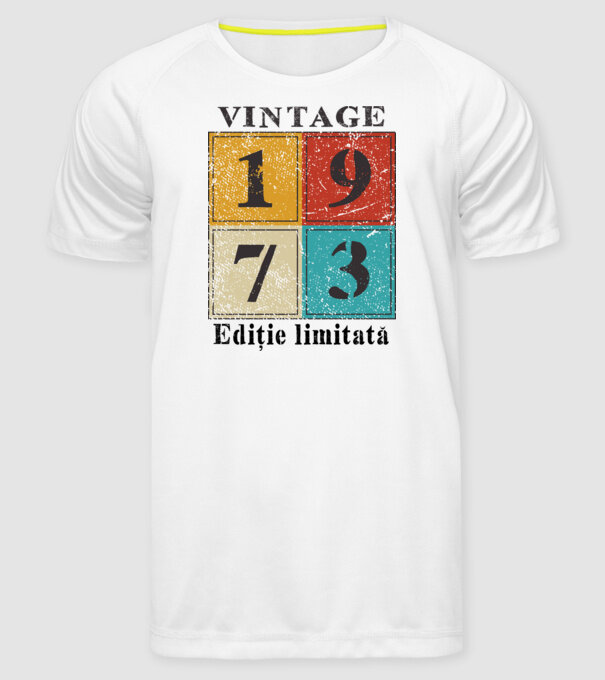 1973 - Ediție limitată model alb pe tricou