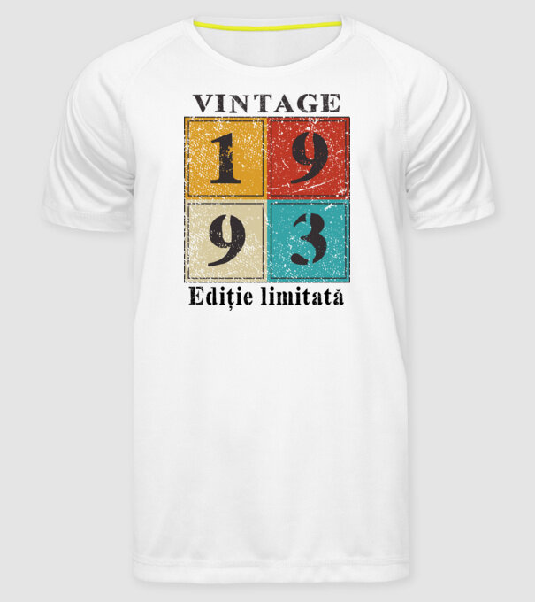 1993 - Ediție limitată model alb pe tricou
