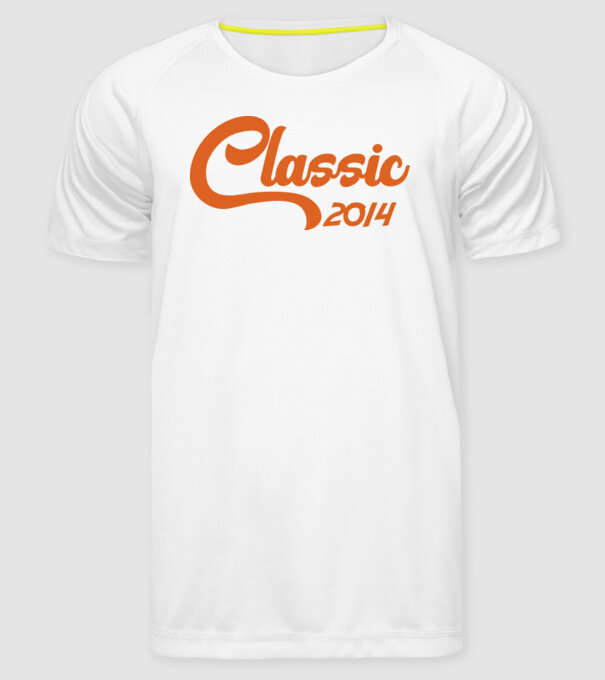 2014 Classic model alb pe tricou