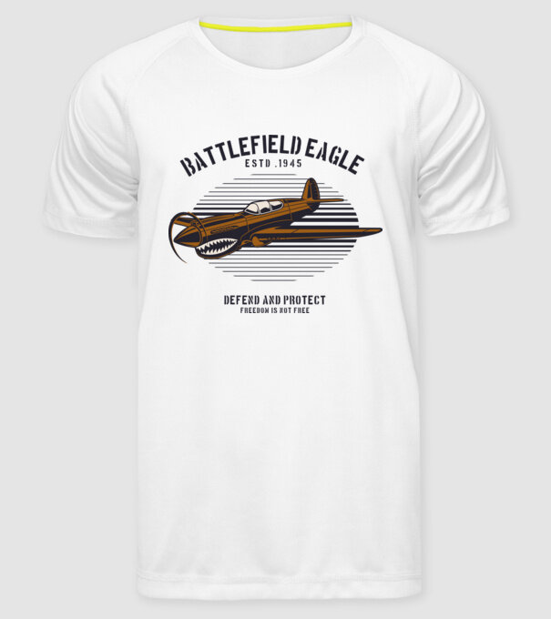 Avioane model alb pe tricou