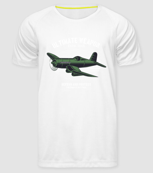 Avioane model alb pe tricou