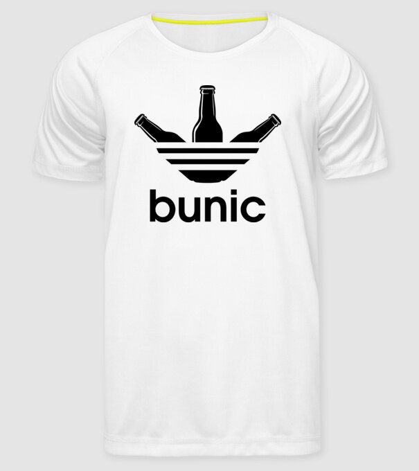 Bunicdidas model alb pe tricou