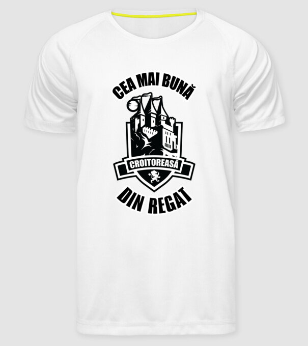 Cea mai bună croitoreasă din regat model alb pe tricou