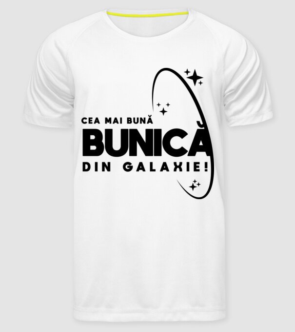 Cea mai bună mamă din Galaxie! model alb pe tricou