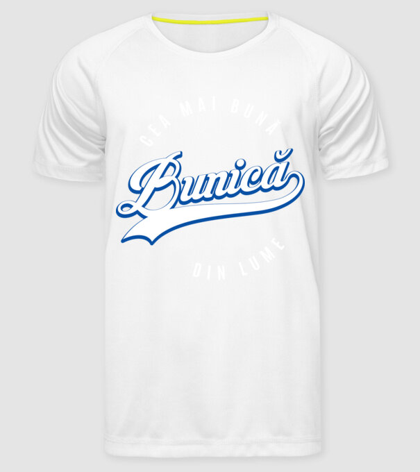 Cea mai bună BUNICĂ din lume model alb pe tricou
