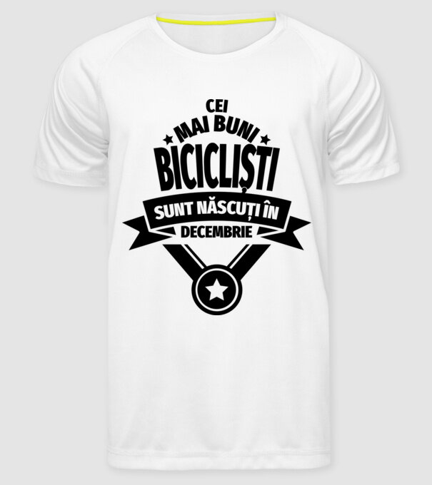 Cei mai buni barista sunt născuți în decembrie model alb pe tricou