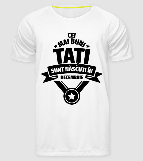 Cei mai buni Tați sunt născuți în martie. model alb pe tricou
