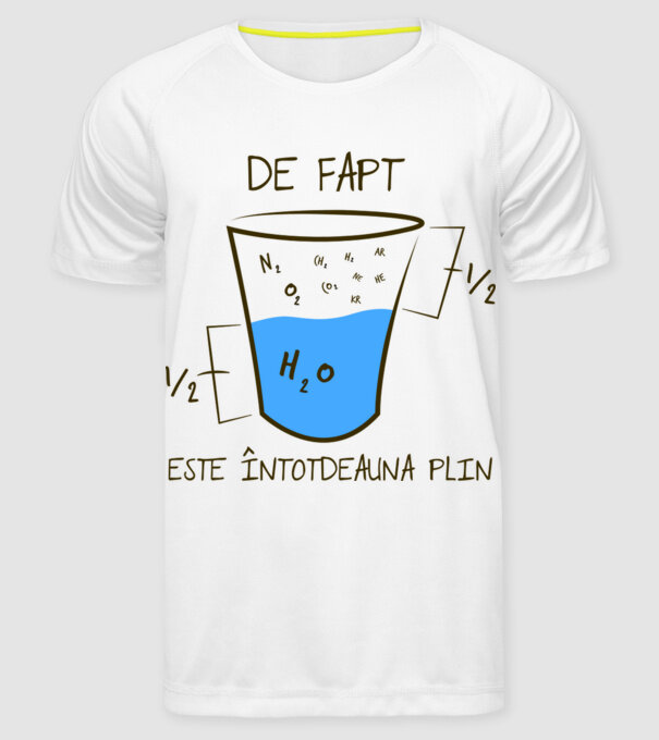 de fapt, este întotdeauna plin model alb pe tricou