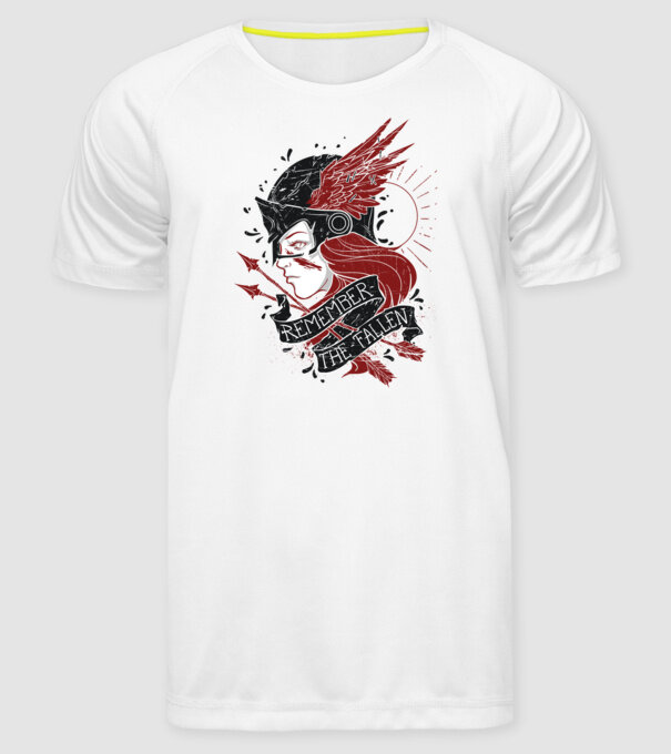 Graffiti model alb pe tricou