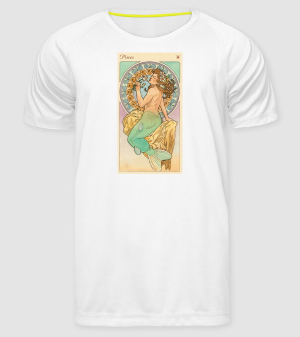 Horoscop Tarot PESTI model alb pe tricou