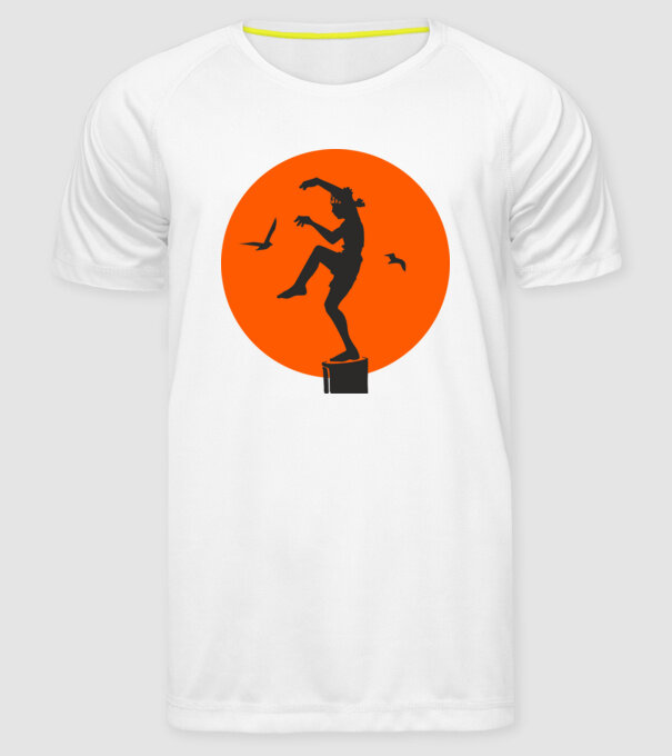 Larusso training cobra kai model alb pe tricou