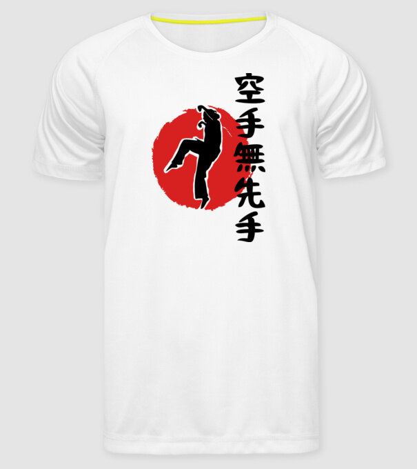 Larusso training japan model alb pe tricou