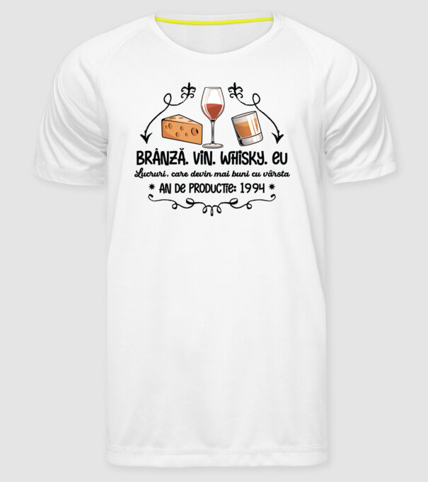 Lucruri, care devin mai buni cu vârsta 1994 30 de ani model alb pe tricou