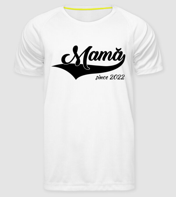 Mamă since 2022 model alb pe tricou