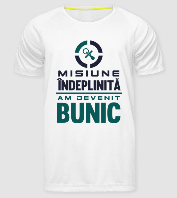 Misiune îndeplinită - am devenit bunic model alb pe tricou
