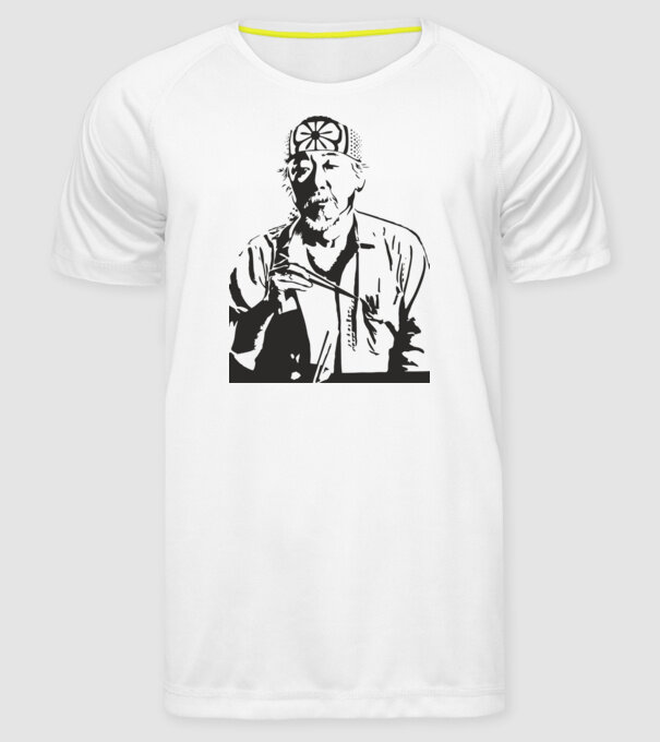 Miyagi cobra kai model alb pe tricou