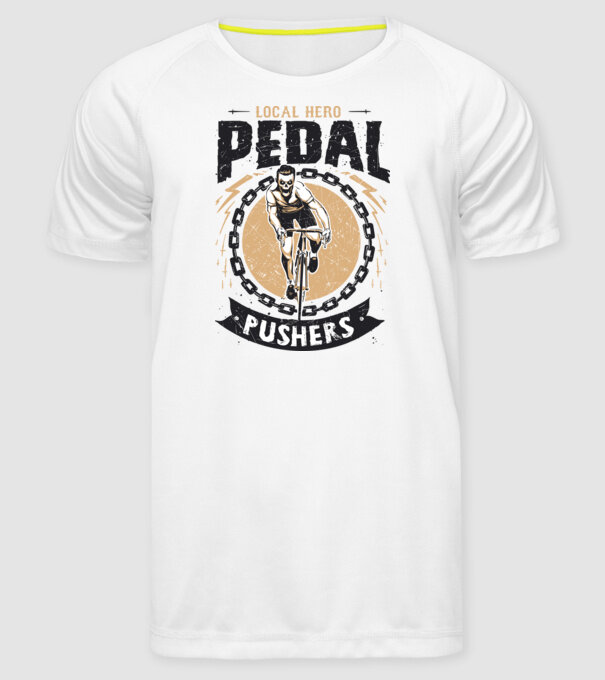 Pedal Pushers model alb pe tricou