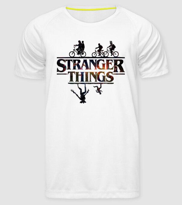 stranger things quote poster model alb pe tricou