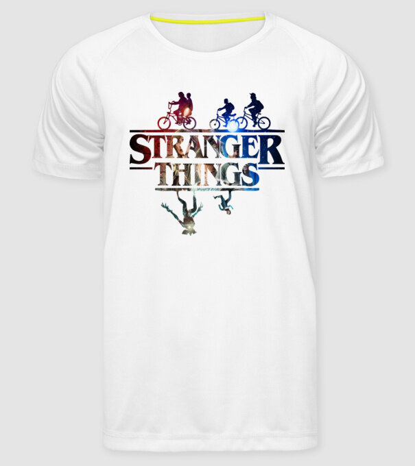 stranger things quote poster2 model alb pe tricou