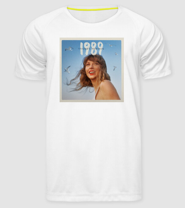 Taylor Swift cover model alb pe tricou