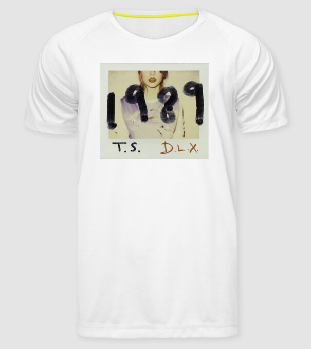 Taylor Swift polaroid model alb pe tricou