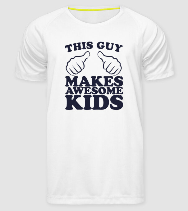 this guy makes awesome kids model alb pe tricou
