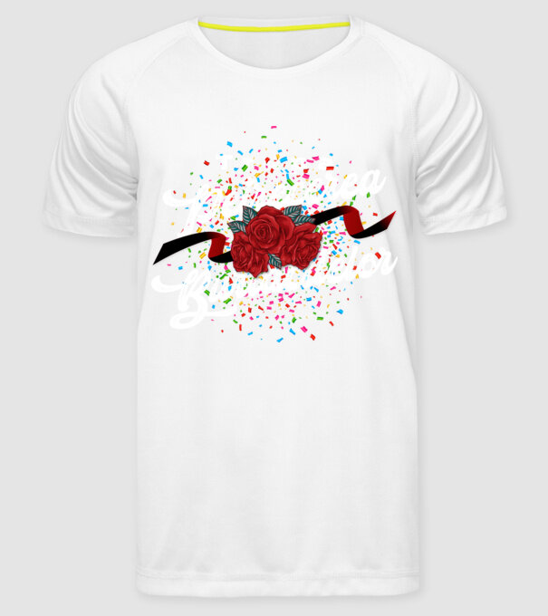 Trupa Petrecerea burlăcitelor model alb pe tricou