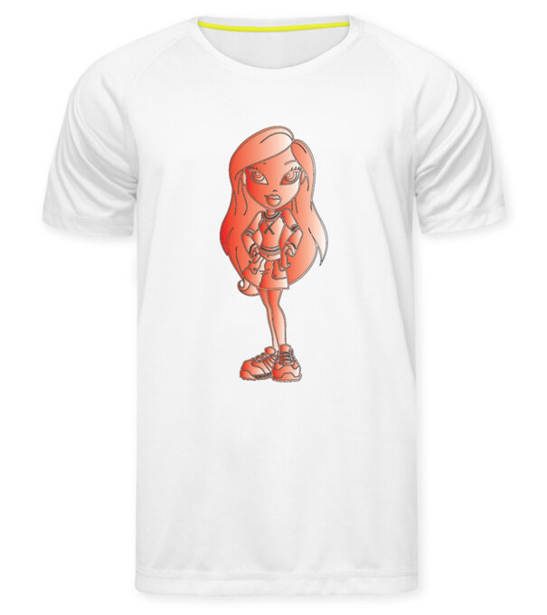  model  pe tricou