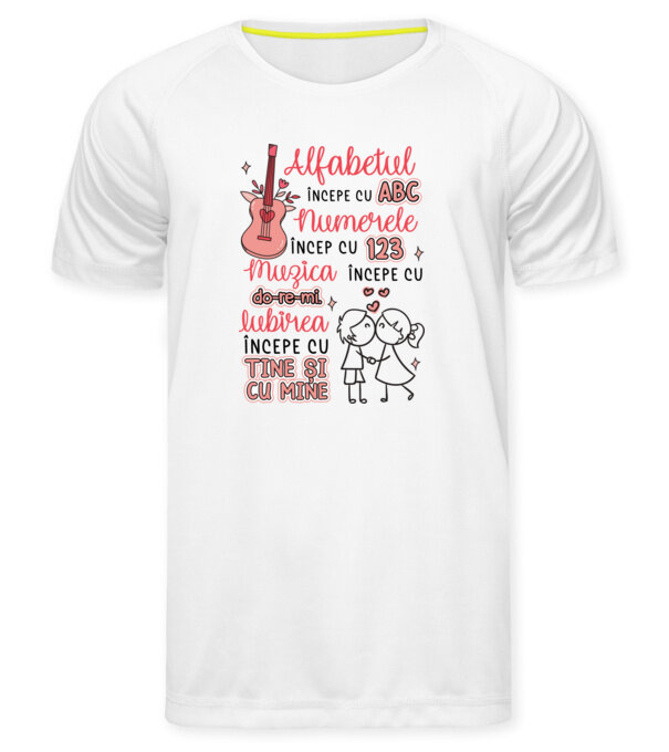  model  pe tricou