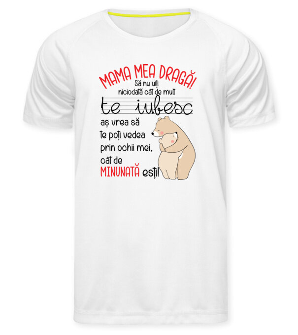  model  pe tricou
