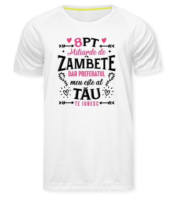  model  pe tricou