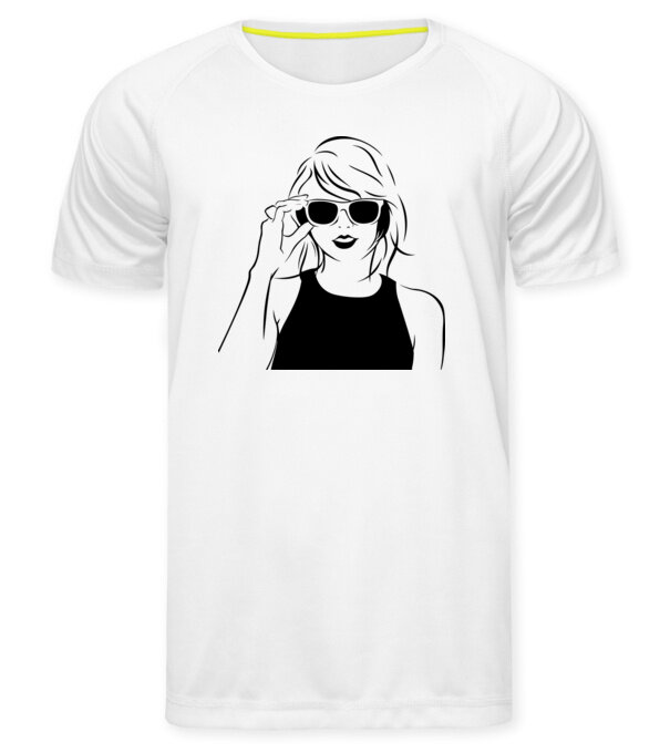  model  pe tricou