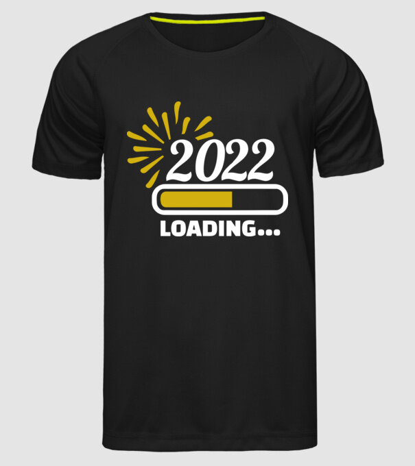 2022 loading model negru pe tricou