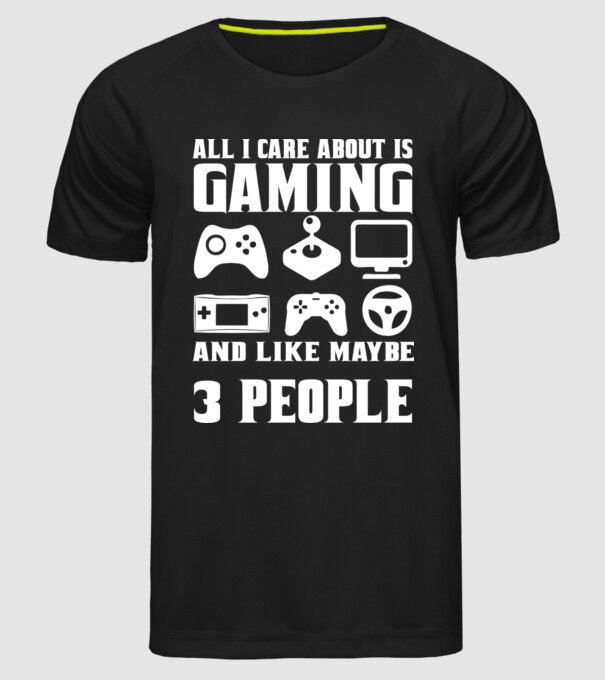 All i care about... model negru pe tricou