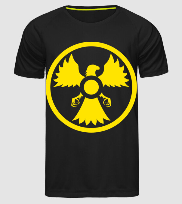 phoenix atom model negru pe tricou