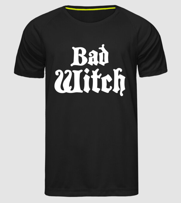Bad Witch tricou cuplu model negru pe tricou