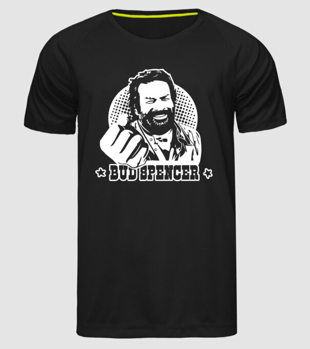 Bud Spencer model negru pe tricou