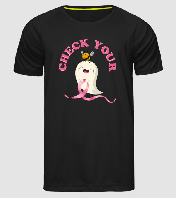 Check your boo-bees model negru pe tricou