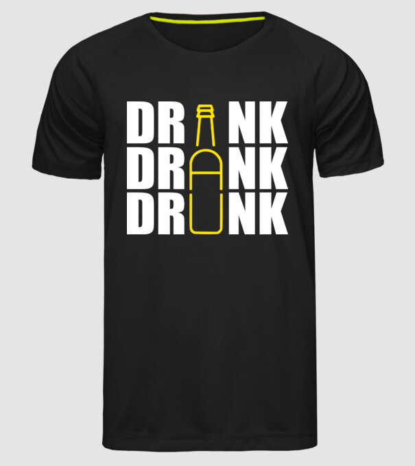 Drink drank drunk model negru pe tricou