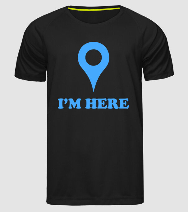 Google hike model negru pe tricou