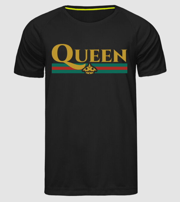 Gucci queen model negru pe tricou