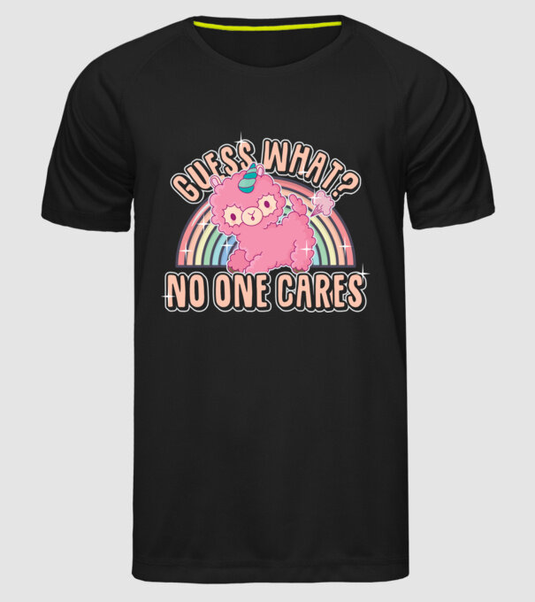Guess what lama model negru pe tricou