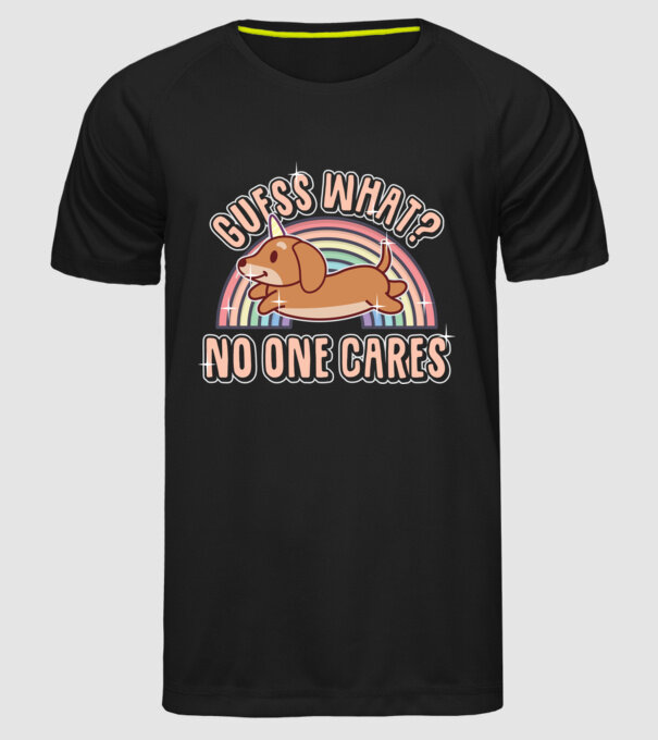 Guess what teckel model negru pe tricou