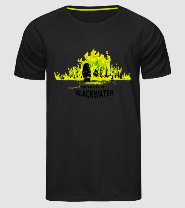 I Survived The Battle of Blackwater model negru pe tricou