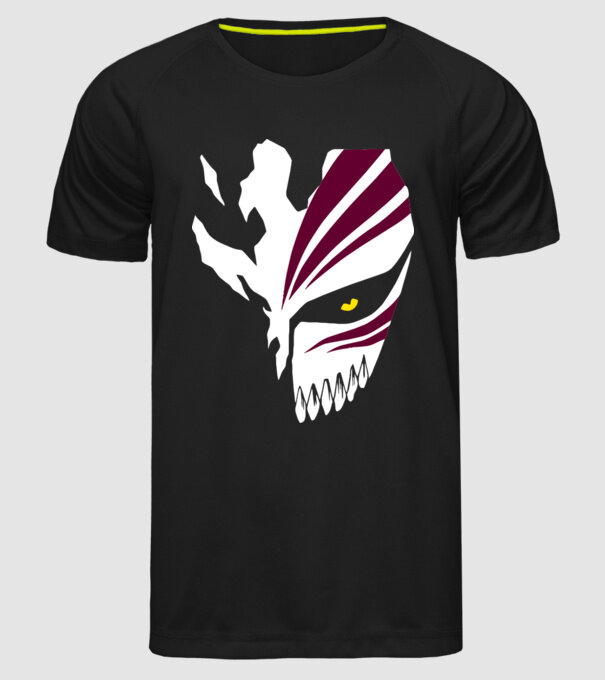Ichigo Hollow Mask model negru pe tricou