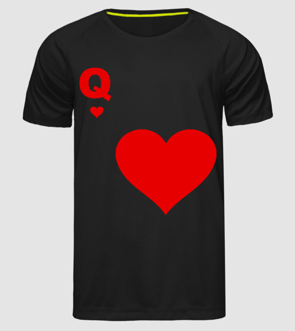 Regină model negru pe tricou