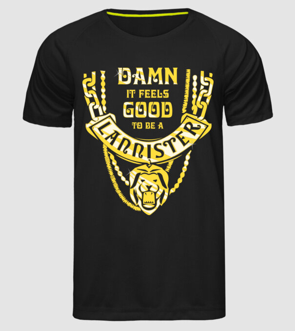 Lannister damnit model negru pe tricou