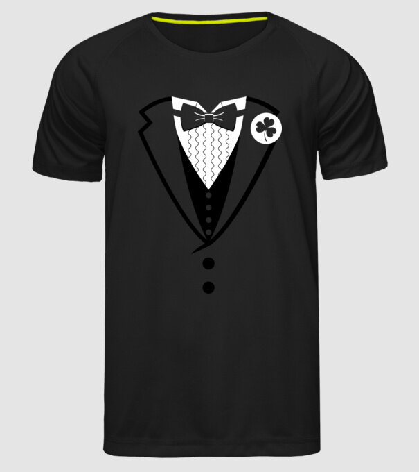 Lep Suit model negru pe tricou