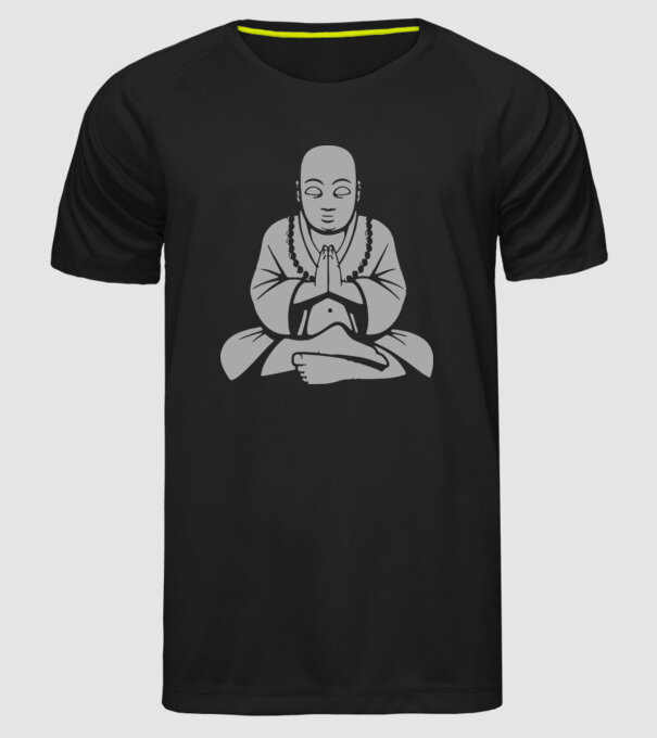 monk model negru pe tricou